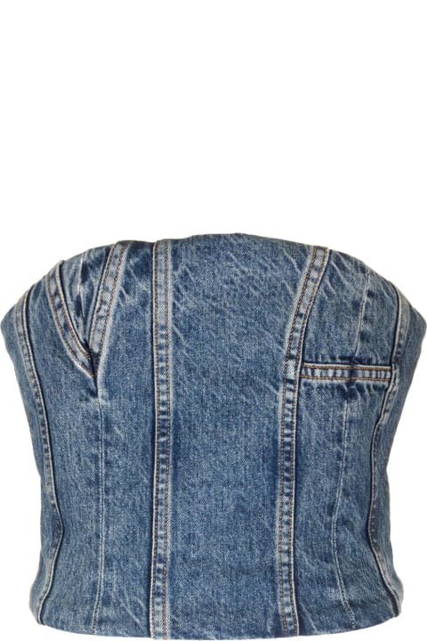 Topwear for Women AMIRI Denim 'ma' Bustier