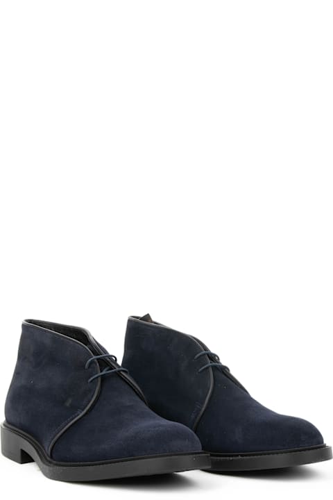 Fratelli Rossetti One Shoes for Men Fratelli Rossetti One Navy Suede Polish