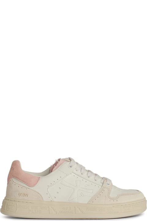 Premiata for Women Premiata 'quindd' White Leather Sneakers
