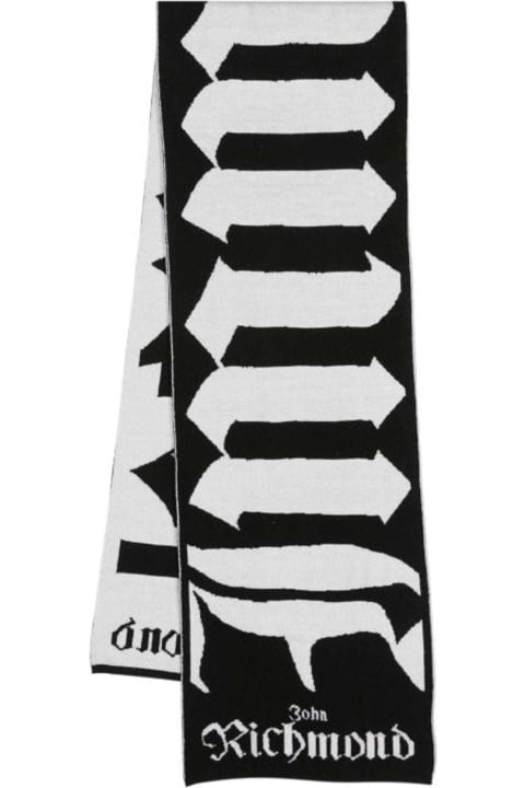Scarves for Men John Richmond Scarf With A Contrasting Logo