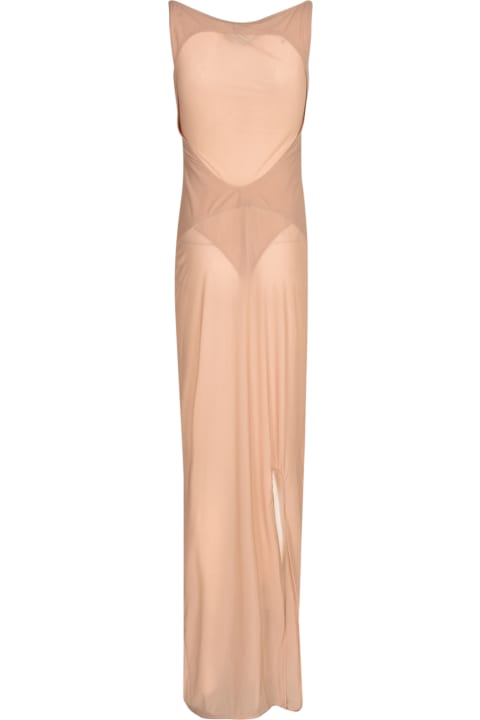 ウィメンズ Alessandro Vigilanteのワンピース＆ドレス Alessandro Vigilante V-neck Sleeveless Paneled Dress