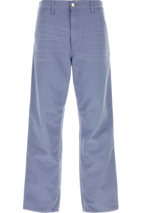 Carhartt for Men Carhartt Light-blue Cotton Single Knee Pant