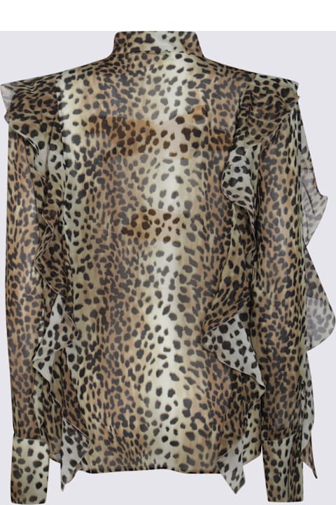 Blumarine for Men Blumarine Black And Brown Shirt