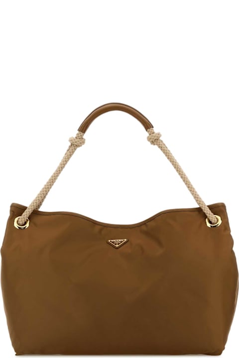 Homeware Prada Camel Re-nylon Large Prada Mariner Shopping Bag