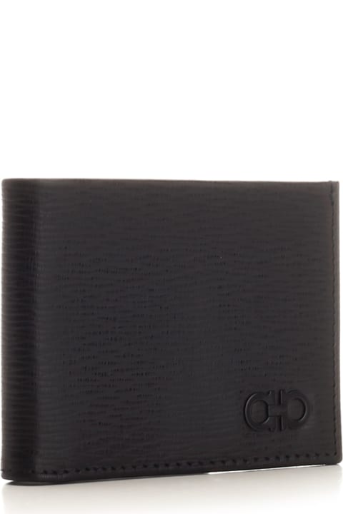 Homeware Ferragamo Black Leather Wallet
