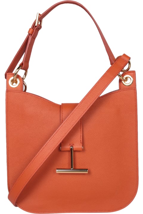 Shoulder Bags for Women Tom Ford Tara Small Orange Bag