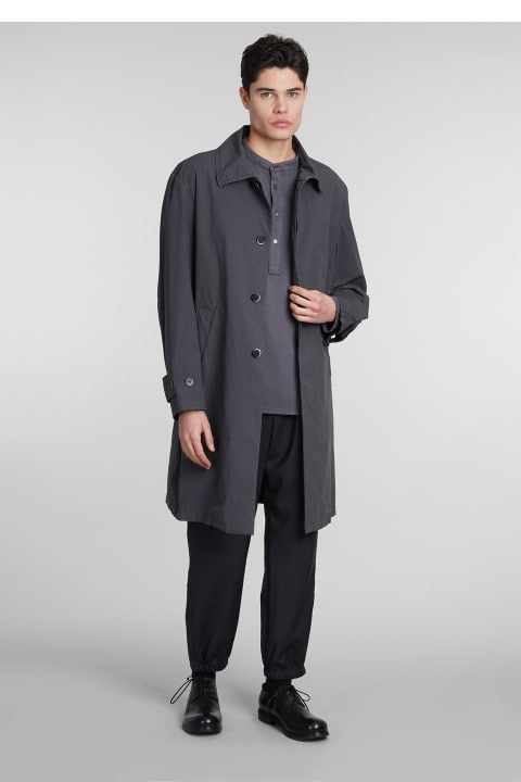 Barena Coats & Jackets for Men Barena Ariata Coat In Grey Cotton