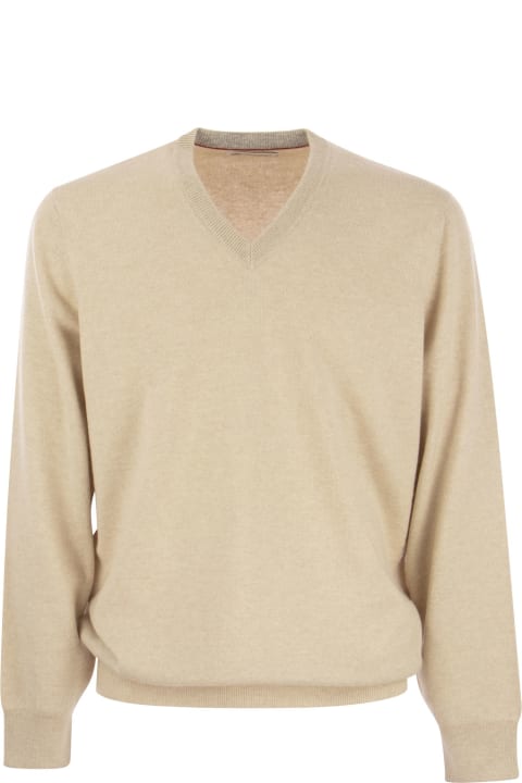 Sweaters for Men Brunello Cucinelli Cashmere V-neck Sweater