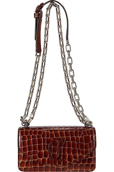 Christian Louboutin حقائب الكتف لـ السيدات Christian Louboutin Loubi54 Chain Crossbody Small