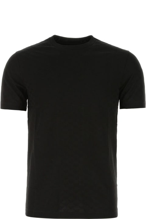 Emporio Armani for Men Emporio Armani Black Cotton T-shirt