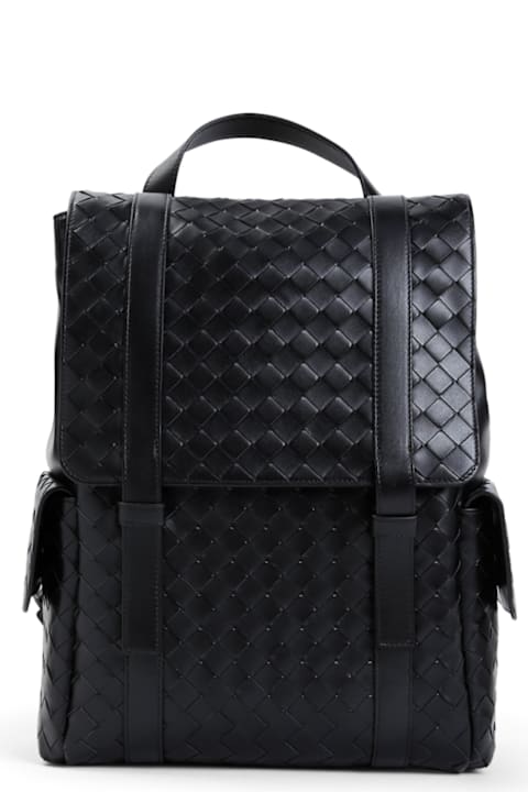 Bottega Veneta Bags for Men Bottega Veneta Intrecciato Leather Backpack