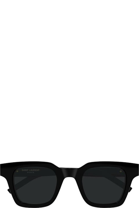 Saint Laurent Eyewear for Kids Saint Laurent Eyewear Saint Laurent Sl M157 Linea Monogram 001 Black Sunglasses