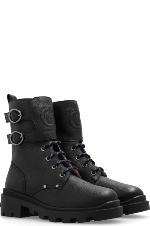 Gucci Sale for Kids Gucci Double G Lace-up Boots