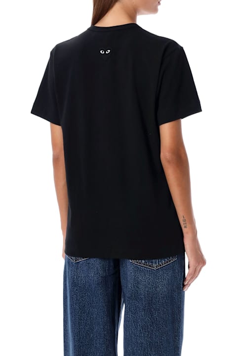 Homeware Comme des Garçons Play Back Black Heart Patch Tee