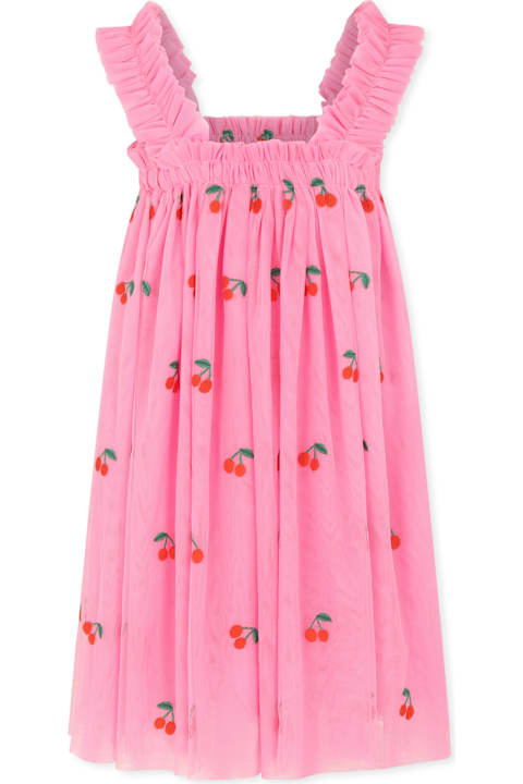 أدوات منزلية Stella McCartney Kids Pink Dress For Girl With Cherries
