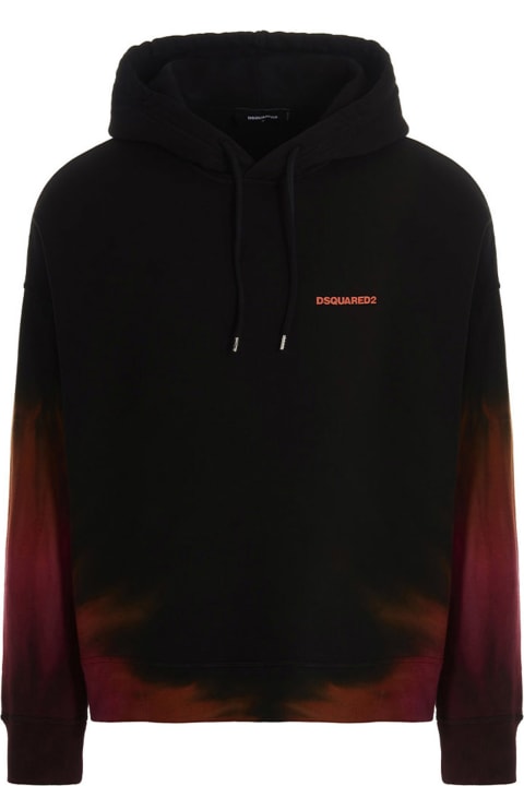 Dsquared2 سترات صوف وبدل رياضية لـ القسم الرجالي Dsquared2 'd2 Flame' Hoodie
