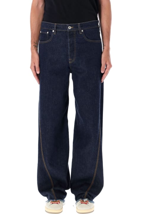 Jeans for Men Lanvin Twisted Denim Jeans