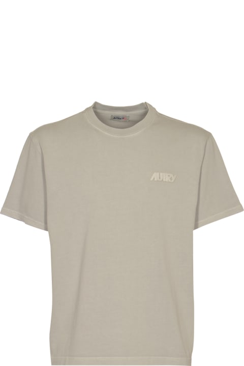 メンズ Autryのトップス Autry Logo Embroidered Regular T-shirt