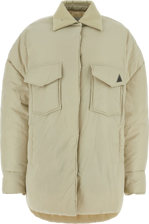 The Attico for Women The Attico Sand Polyester Oversize Padded Jacket