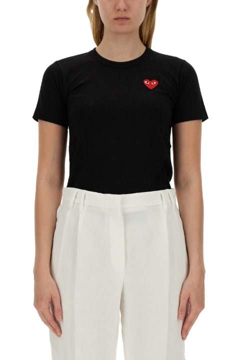 Topwear for Women Comme des Garçons Play Jersey T-shirt