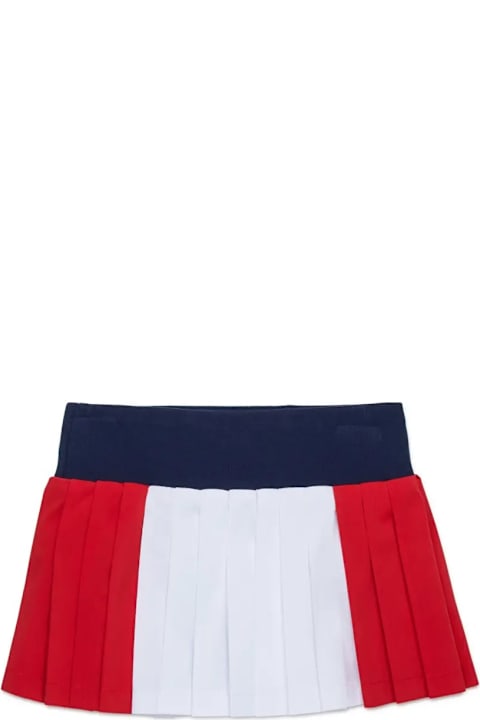 Dsquared2 Bottoms for Girls Dsquared2 Tricolor Pleated Skirt