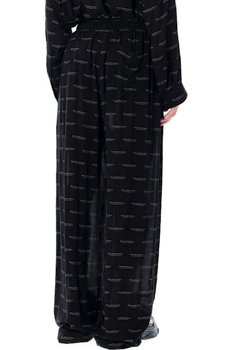 Balenciaga لـ Kids Balenciaga Logo Pyjama Pants