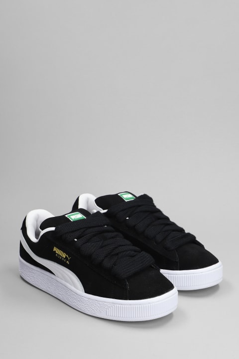 Puma أحذية سنيكرز لـ السيدات Puma Suede Xl Sneakers In Black Suede