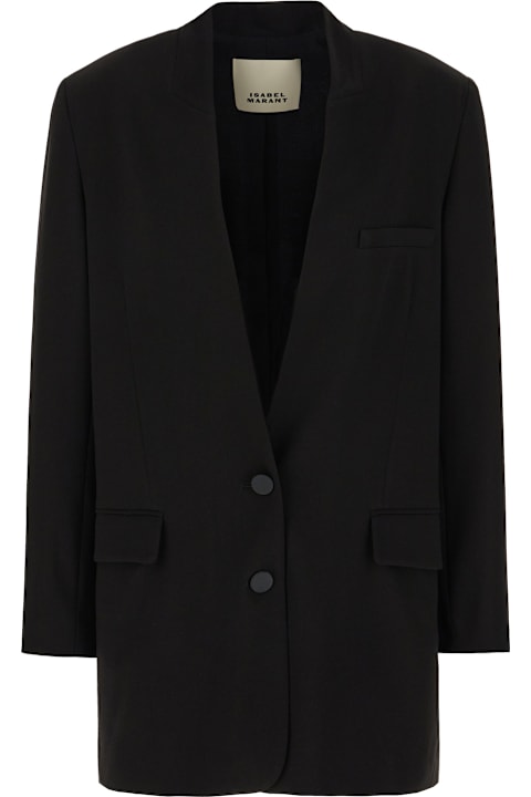 Isabel Marant Coats & Jackets for Women Isabel Marant Black Triacetate Blend Blazer