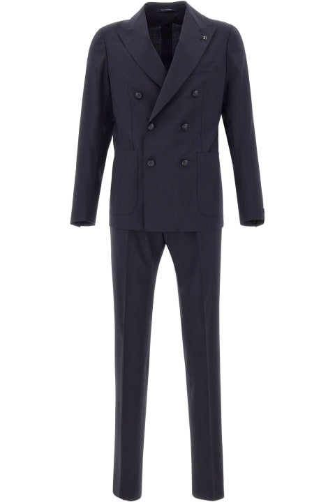 Tagliatore Suits for Men Tagliatore Wool Two-piece Suit