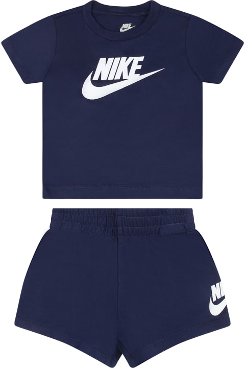 Nike for Kids Nike Blue Suit For Boy With Logo