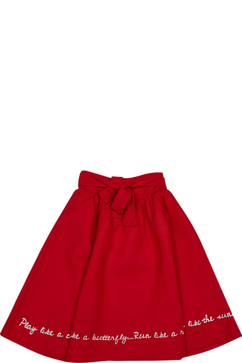 RaspberryPlum Tie Waist Skirt
