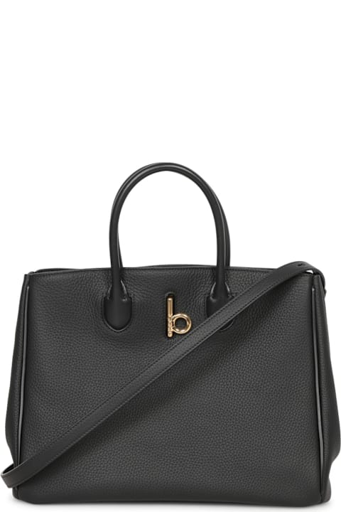 Burberry حقائب توتي لـ السيدات Burberry Rocking Horse Black Tote Bag