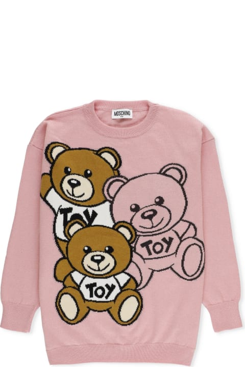 Moschino for Kids Moschino Teddy Friends Sweater