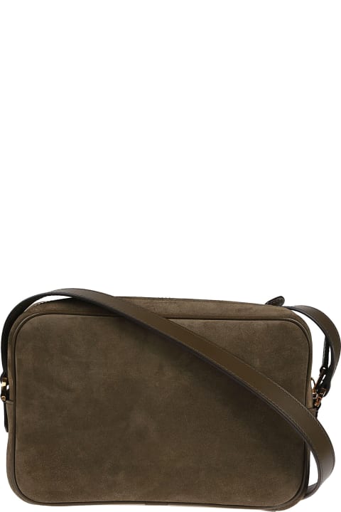 Bags for Men Tom Ford Logo Patched Crossbody Bag