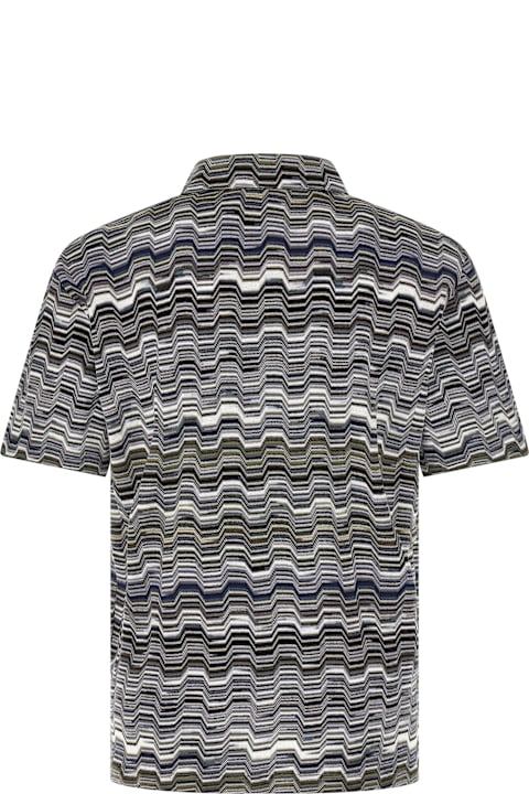 Missoni for Kids Missoni Irregular Zigzag Polo Shirt