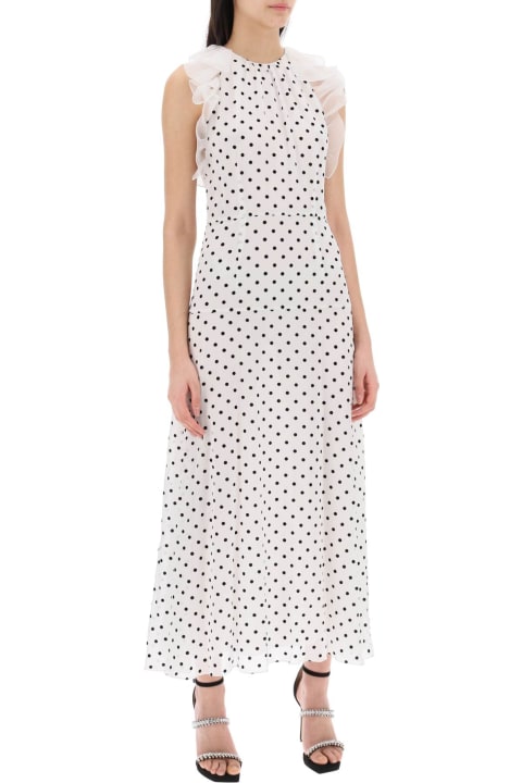 Alessandra Rich for Women Alessandra Rich Sleeveless Maxi Dress In Polka