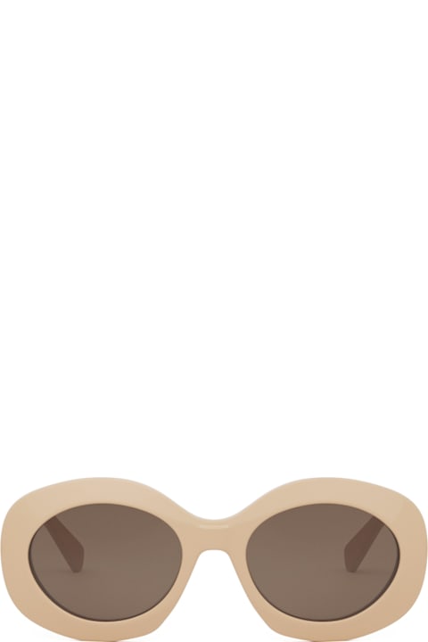 أدوات منزلية Celine Celine Cl40292u Triomphe 57e Beige Sunglasses