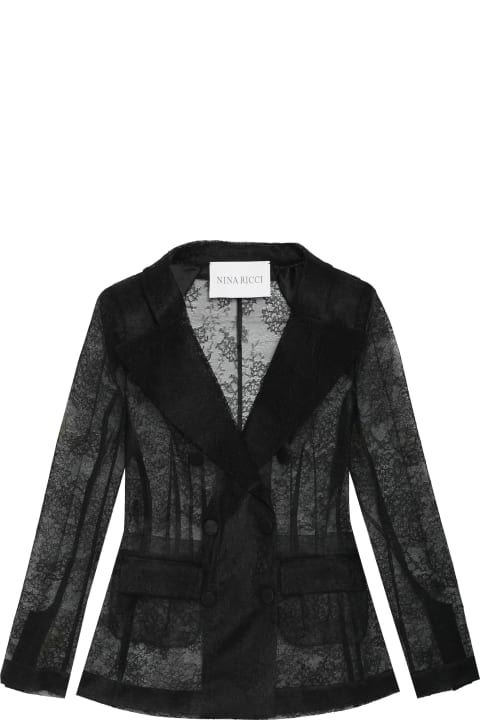 ウィメンズ Nina Ricciのコート＆ジャケット Nina Ricci Lace Jacket
