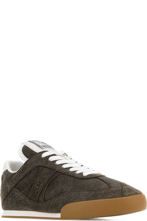 Chloé Brown Leather Chloã© Kick Sneakers
