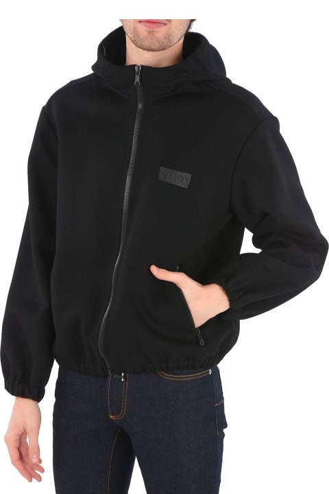 Valentino Coats & Jackets for Men Valentino Wool Hooded Jacket