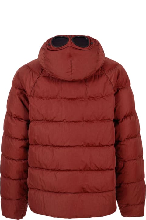 C.P. Company Coats & Jackets for Men C.P. Company Eco-chrome R Hooded Down Goggle Jacket
