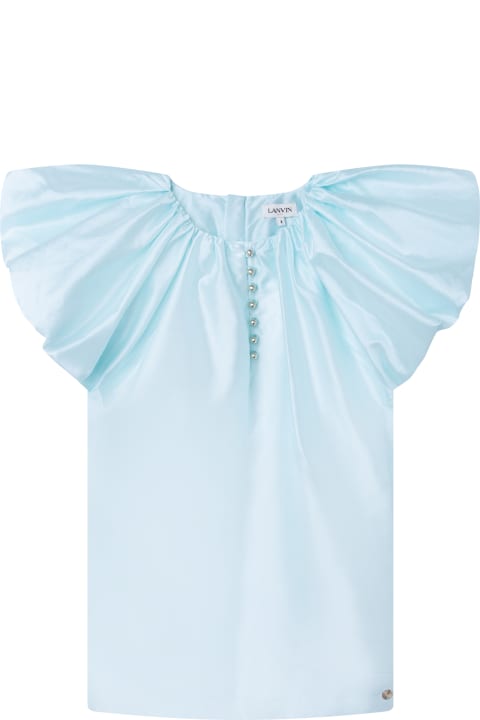 Lanvin for Kids Lanvin Dress With Balloon Sleeves