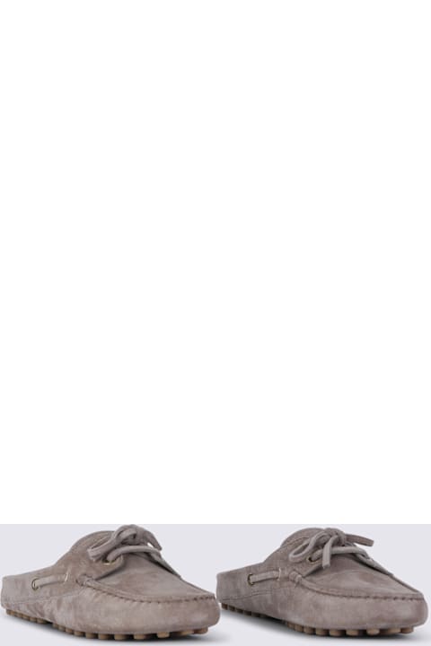 Tod's Beige Leather Loafers