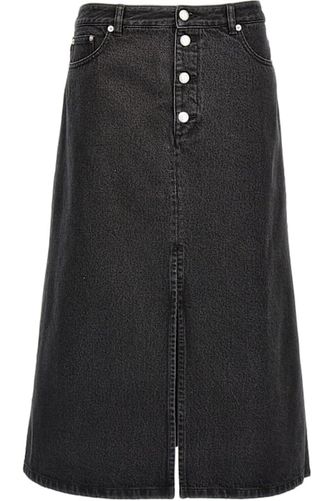 A.P.C. Skirts for Women A.P.C. Tennesse Midi Denim Skirt