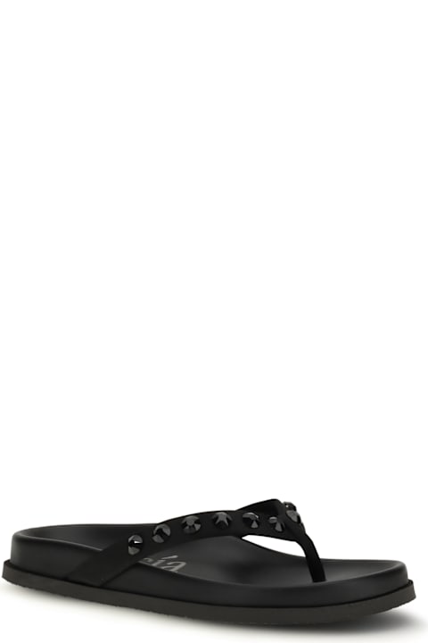 Pedro Garcia Thong Sandal With Small Studs