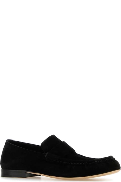 Fashion for Women The Row Black Suede Soft Loafers