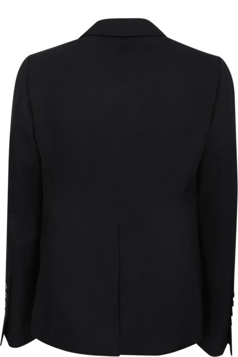 メンズ Sapioのコート＆ジャケット Sapio Contrasting Lapels Black Blazer