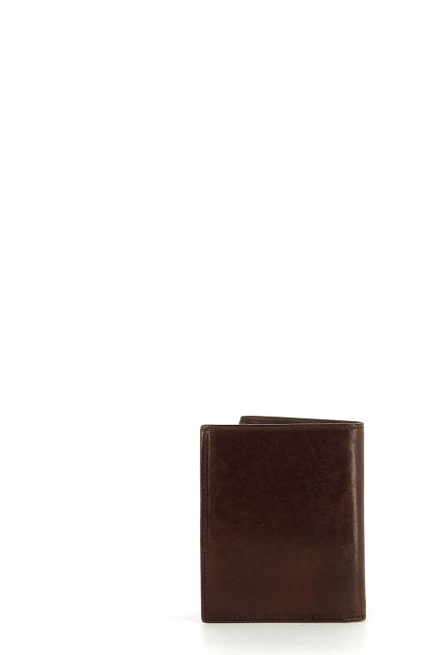 Brown Leather Story Credit Card Holder