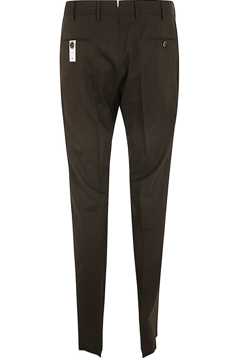 PT Torino Clothing for Men PT Torino Superlight Deluxe Wool Slim Flat Front Pants