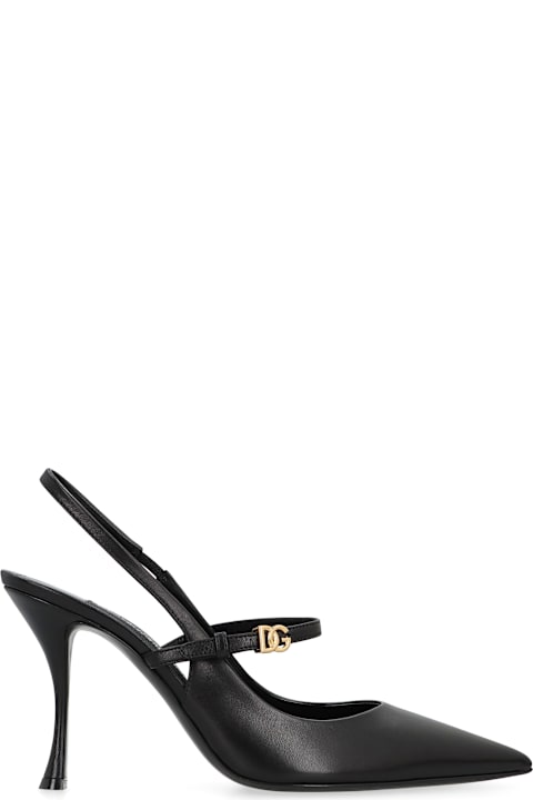 Dolce 
Gabbana Slingback In Leather
